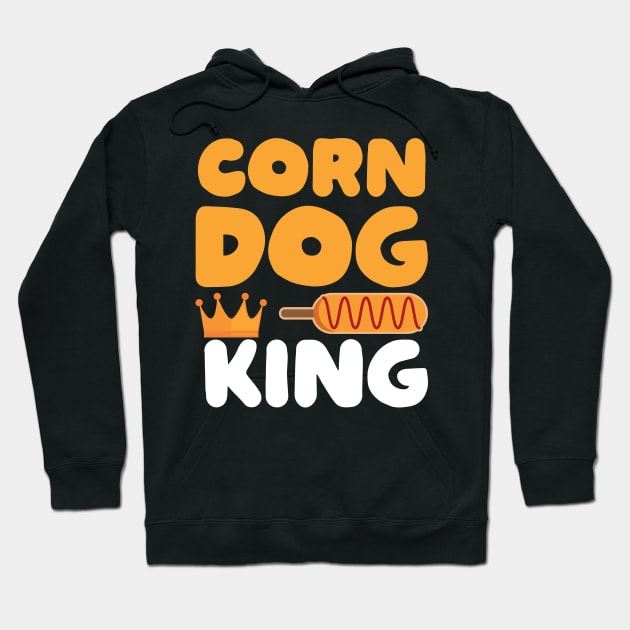 Corn dog king Hoodie by maxcode